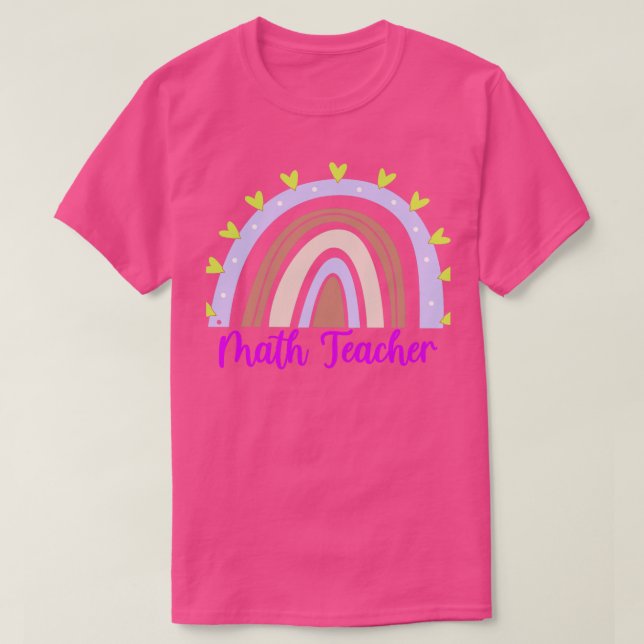 Camiseta Professor de Matemática (Frente do Design)