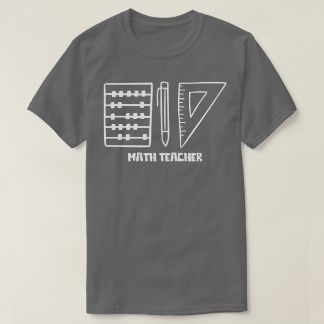 Camiseta Professor de Matemática 1 (Frente do Design)