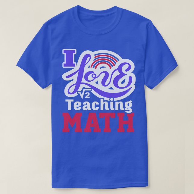 Camiseta Professor de Matemática 1 (Frente do Design)