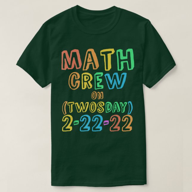 Camiseta PROFESSOR DE MATEMÁTICA 22.º 2022 22 Ensinando (Frente do Design)