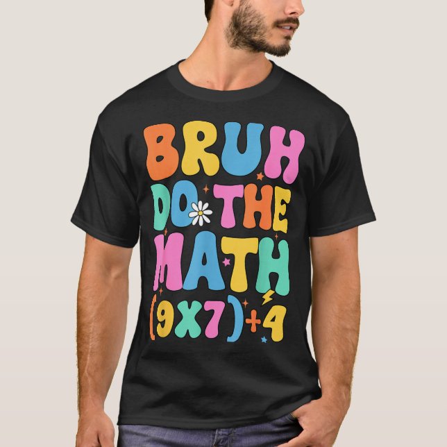 Camiseta Professor de Matemática 67 Meme Engraçado Matemáti (Frente)