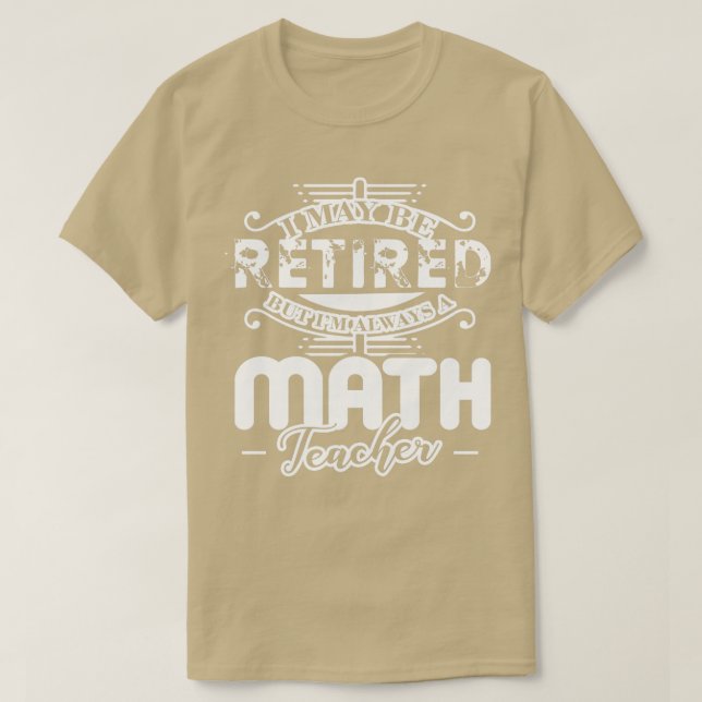 Camiseta Professor de Matemática Admirável (3) (Frente do Design)