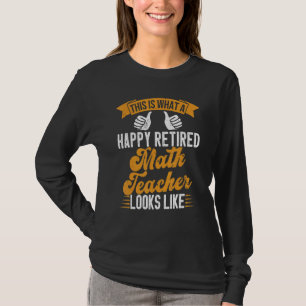 Camiseta Professor de Matemática Aposentado Aposentadoria V