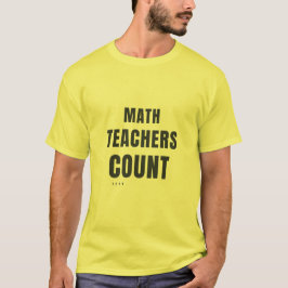 Camiseta Professor de Matemática Contagem 1234 Design Diver