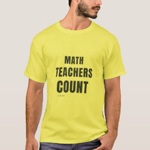 Camiseta Professor de Matemática Contagem 1234 Design Diver