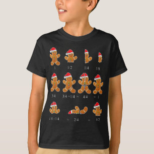 Camiseta Professor de Matemática de Natal Fração Gingercake