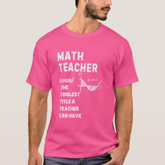 Camiseta Professor de Matemática Definição O título mais le