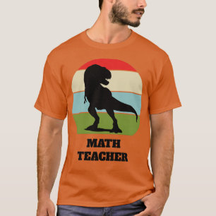 Camiseta Professor de Matemática Dinossauro