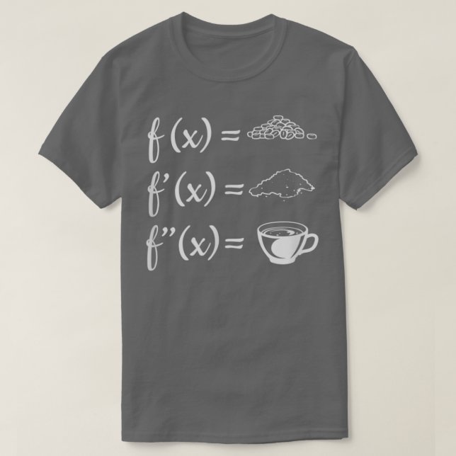 Camiseta Professor de Matemática do Café Calcula Professora (Frente do Design)