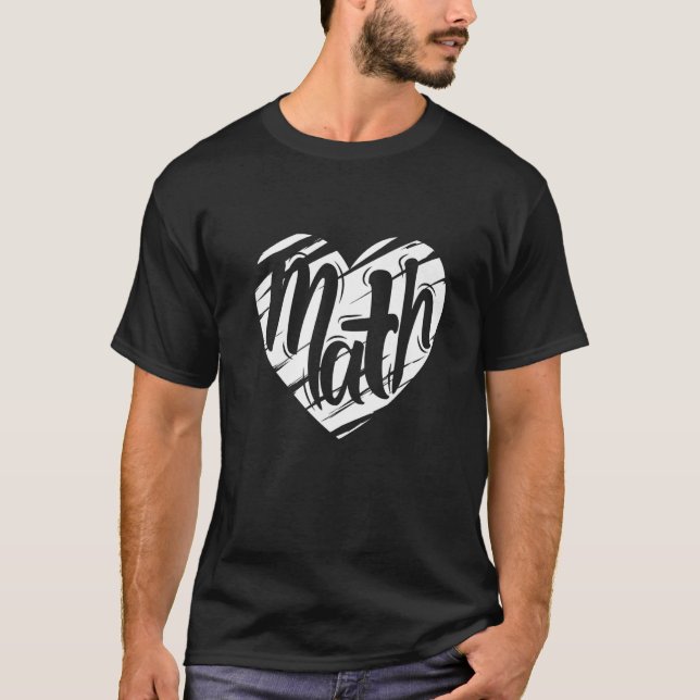 Camiseta Professor de Matemática do Coração de Matemática V (Frente)