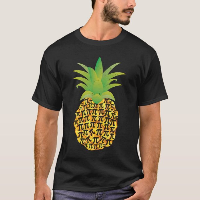 Camiseta Professor de Matemática do Pi Day Pineapple 3 14 S (Frente)