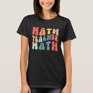 Camiseta Professor de Matemática em Groovy Estudante Primei