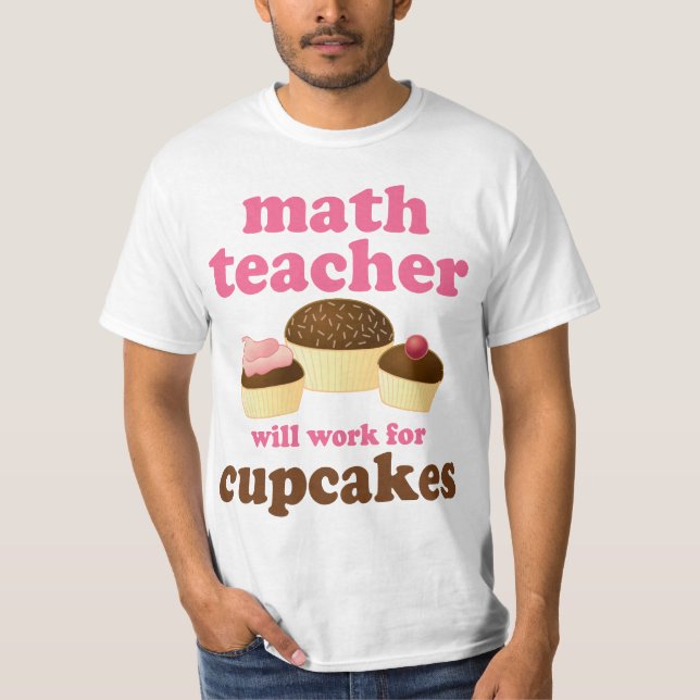 Camiseta Professor de matemática engraçado (Frente)