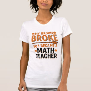 Camiseta Professor de Matemática Engraçado Desenho de Vasso