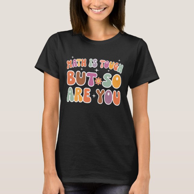 Camiseta Professor de Matemática Engraçado Matemática é Dif (Frente)