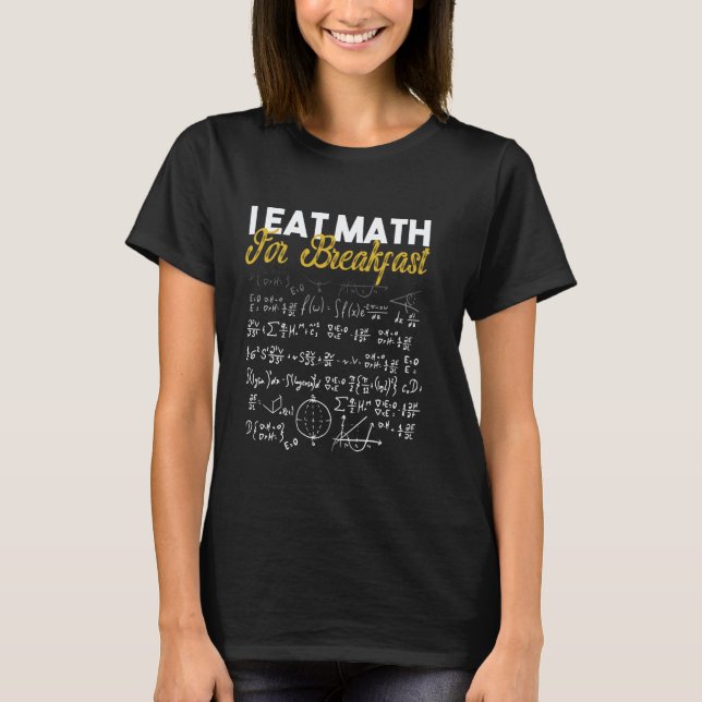 Camiseta Professor de Matemática Engraçado Piada Matemática (Frente)