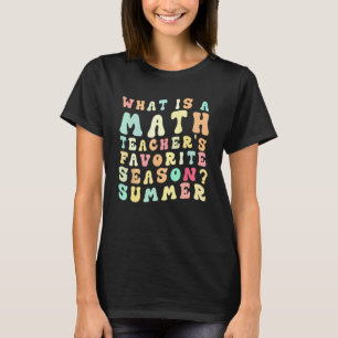 Camiseta Professor de Matemática Engraçado Qual é o favorit