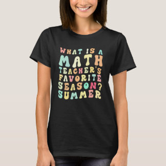 Camiseta Professor de Matemática Engraçado Qual é o favorit
