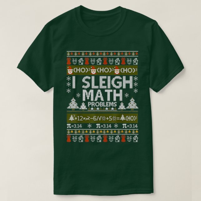 Camiseta Professor de Matemática, eu luto problemas de mate (Frente do Design)
