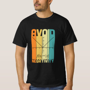 Camiseta Professor de Matemática Evita Negatividade