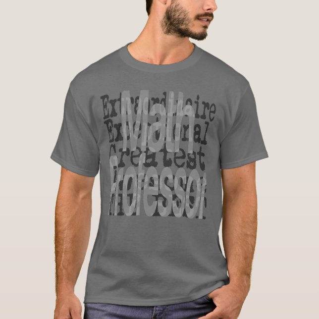 Camiseta Professor de Matemática Extraordinário (Frente)