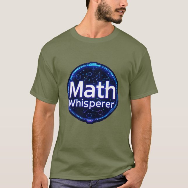 Camiseta Professor de Matemática Feiticeiro da Matemática (Frente)