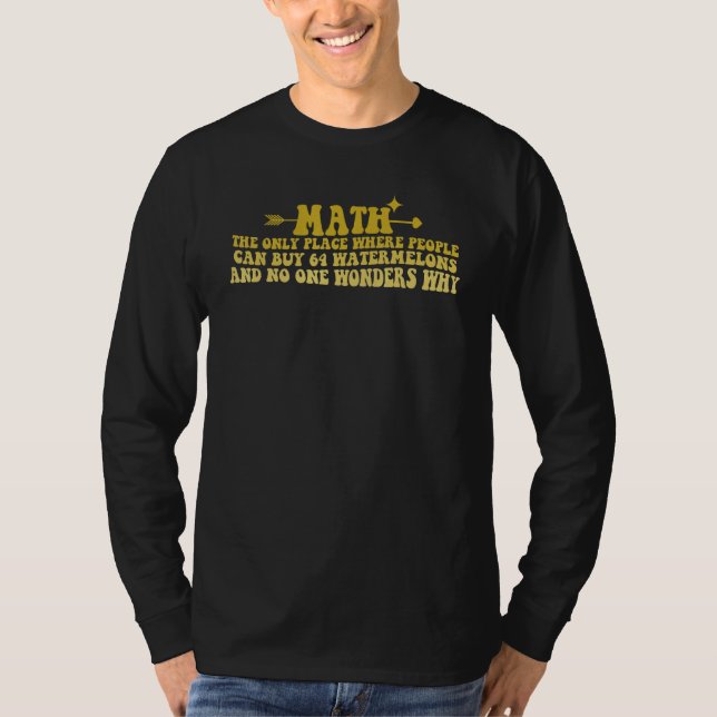 Camiseta Professor de Matemática Hilário Dizia   Matemática (Frente)