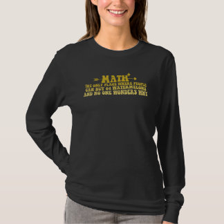 Camiseta Professor de Matemática Hilário Dizia Retro Mate
