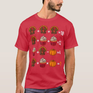 Camiseta Professor de Matemática Humor Ação de Graças Ordem