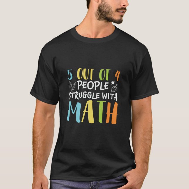 Camiseta Professor De Matemática Lutando Com Matemática (Frente)