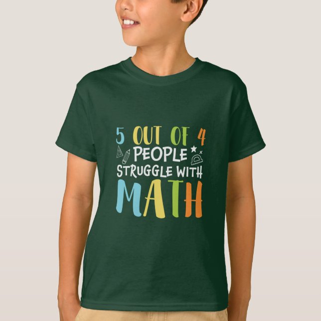 Camiseta Professor De Matemática Lutando Com Matemática (Frente)