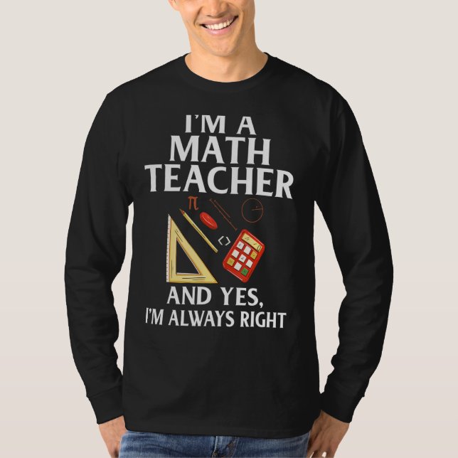 Camiseta Professor de Matemática Mathemat Cite Fórmula 1 de (Frente)