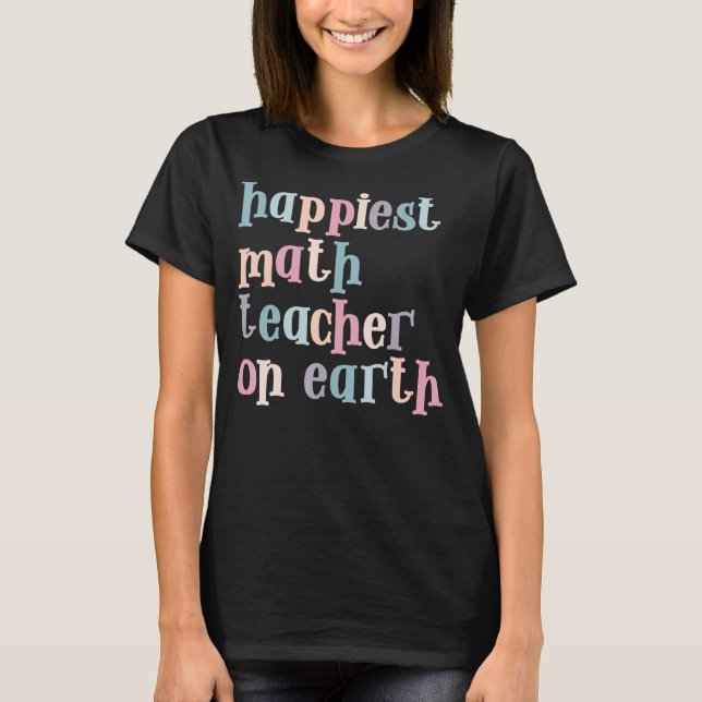 Camiseta Professor de Matemática nas Escolas 2 (Frente)