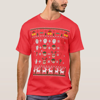 Camiseta Professor de Matemática Natal Bedmas Equação Matem