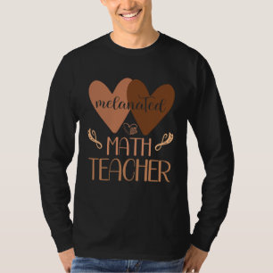 Camiseta Professor de Matemática Negro Faculdade História N