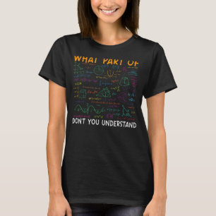 Camiseta Professor De Matemática Para Homens E Mulheres 1