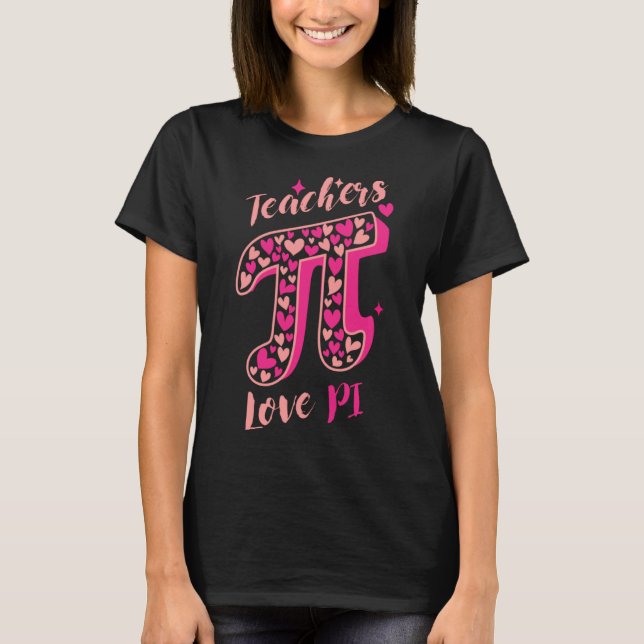Camiseta Professor de Matemática Pi Day 3 14 Nerd De Símbol (Frente)