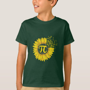 Camiseta Professor de Matemática Pi Número Girassol
