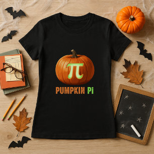 Camiseta Professor de Matemática Pumpkin Pi no Halloween