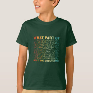 Camiseta Professor De Matemática Que Parte Da Matemática