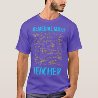 Camiseta Professor de Matemática Remedial