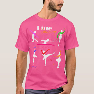 Camiseta Professor de Matemática Shirt Line Dancing Balé Da