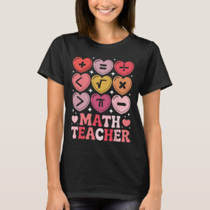 Camiseta Professor de Matemática Símbolo de Operação Matemá