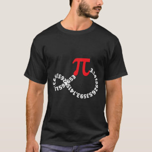 Camiseta Professor de Matemática Símbolo Pi Pi Feliz Dia do
