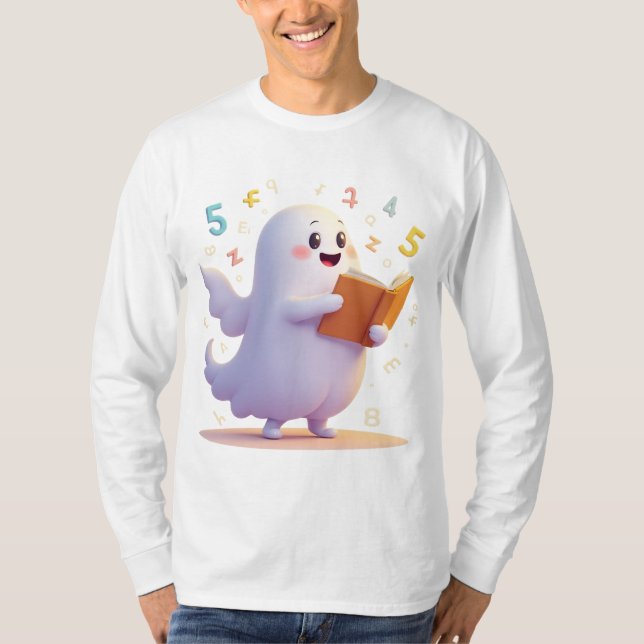 Camiseta Professor de Matemática Spooky (Frente)