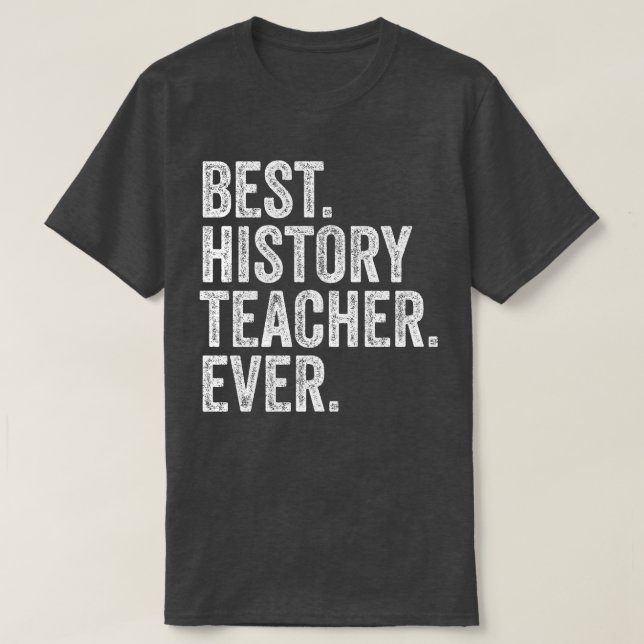 Camiseta Professor de Melhor História de Sempre (Frente do Design)