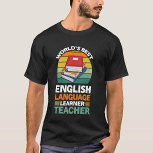Camiseta Professor de melhor língua inglesa do mundo