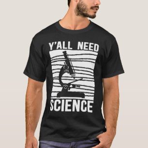 Camiseta Professor de Microscópio de Biologia Biólogo Vocês