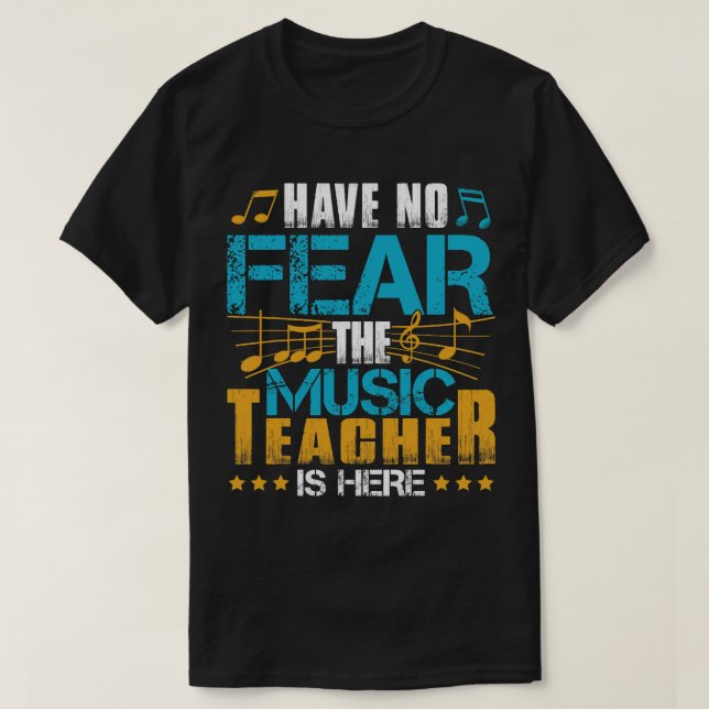 Camiseta Professor de Música (Frente do Design)