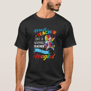 Camiseta Professor De Música Como Um Professor Normal Apena